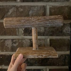 Faux Wood Bracelet and Jewelry Holder